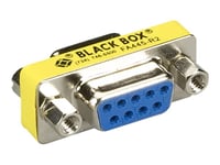 Black Box Gender Changer Db9 Female To Db9 Male - Växlingskontakt - Db-9 (Hona) Till Db-9 (Hona)