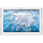 Acer NT.LDNEE.003 Tablette Tactile 10,1" (2 Go de RAM, Android 7.0, SATA, Blanc) Clavier Français AZERTY