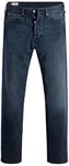 Levi's Men's 501 Original Fit Jeans, Blue Black Stretch, 40W / 32L