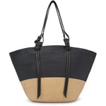 DAY ET Fancy Straw Bag Black, 52x30x30 cm -