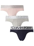 Calvin Klein Men's Hip Brief 3pk 29a Briefs, Night Sky, Gry Heather, Shadow Gry, XS