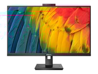 27" Philips 27B1U5601H/00 IPS bildskärm USB-C 100W 2560x1440@75Hz RJ45 KVM 4x USB 3.0 även HDMI & DisplayPort Webcam