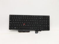 Transimage - Ersättningstangentbord för bärbar dator - bakgrundsbelyst - brittisk - svart - för ThinkPad P15 Gen 1 20ST, 20SU T15g Gen 1 20UR, 20US