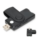 Card Reader Mini SD/TF ID Multi‑Port SIM Phone Cards Recognizer REL
