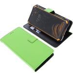 foto-kontor Cover compatible with Doogee S88 Pro / S88 Plus book-style green case