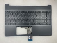 HP 15S-EQ 15S-FQ L92958-171 L91269-171 Arabic English Keyboard Layout Palmrest