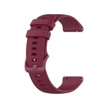 Huawei Watch GT 2e / 2 46mm - Silikon klockarmband 22mm Vinröd