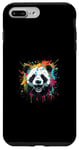 Coque pour iPhone 7 Plus/8 Plus Portrait de panda - Œuvre d'art pop art