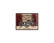 3D Metallskylt Harley-Davidson Panhead 30x40