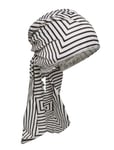 Scarf Headscarf Striped Satin Accessories Scarves Lightweight Scarves Black Lindex