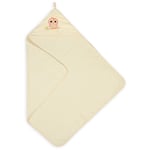Babymatex Robin håndklæde med hætte Ecru 80x80 cm