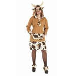 Kostume til voksne Cow Bamse L