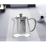 550 ml Tjockglas TeKanna Värmebeständig Blomma Te