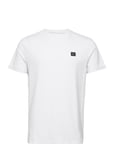 Basic Organic Tee Tops T-shirts Short-sleeved White Clean Cut Copenhagen
