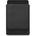 Woolnut Leather Sleeve -skyddsfodral för 11-tums iPad Pro & Air, svart