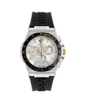 Versace Greca Extreme Chrono Mens Black Watch VE7H00123 Silicone - One Size