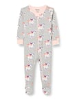 Hatley Baby Girls' Organic Cotton Footed Sleepsuit Pyjama Toddler Sleepers, Galloping Unicorn, 12-18 Months