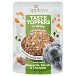 Applaws Taste Toppers i sås 12 x 85 g - Lamm, morötter, zucchini & kikärtor