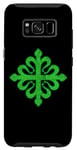 Coque pour Galaxy S8 Ordre de l'emblème Alcantara Croix grecque