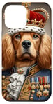 iPhone 13 Pro Max Royal Dog Portrait Royalty Cocker Spaniel Case