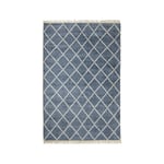 Chhatwal & Jonsson Kochi teppe Blue melange/off-white, bambus/silke, 230 x 320 cm