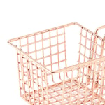 (Rose Gold)Deep Fryer Basket Easy To Clean Convenient Drain Sturdy Structure