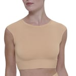 Sloggi GO Allround Crop Top Beige One Size Dam