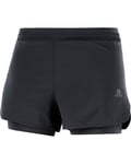 Salomon Cross 2In1 Shorts W Black (Storlek XL)