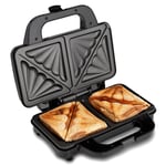 Sandwich Toaster Toastie Maker Deep Fill Non Stick Silver