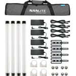 Nanlite PavoTube II 15XR -LED-pixelrörlampa, 4-lampsset