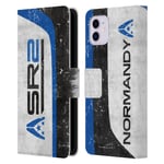 Head Case Designs Officially Licensed EA Bioware Mass Effect SR2 Normandy 3 Badges And Logos Leather Book Wallet Case Cover Compatible With Apple iPhone 11