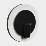 Silwy Magnetkrok Magnetic Hook Clever, svart + vit självhäftande magnetplatta Ø6.5 cm
