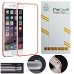 Screen Protector Tempered Glass For Metal Edge-iPhone 7 Plus Rose Gold