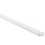 Aluprofil Type Z till inomhus IP20 LED strip - Infälld, 1 meter, vit, välj cover - Front cover : 1. Frostat