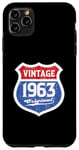 Coque pour iPhone 11 Pro Max Vintage Route Original 1963 Birthday Edition Limitée Classic