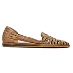 Nisolo Huarache 1HALM085 Leather Womens Sandals - Almond - 39 EU - UK 6