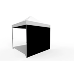 O.B. WIIK Vegg, tett - sort for 3 x 3m pop-up telt (1 side)