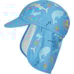 Playshoes UV-skyddande toppig keps havsdjur turkos