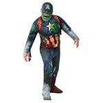 What If...? Childrens/Kids Deluxe Captain America Zombie Costume