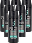 6 x Axe Deodorant Body Spray150ml - Apollo
