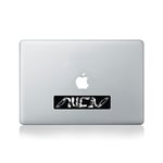 Alien Typography Vinyl Sticker for Macbook (13/15) or Laptop by George Birch