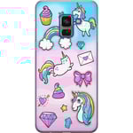 Samsung Galaxy A8 (2018) Genomskinligt Skal UNICORN