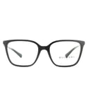 Bvlgari Rectangular Black Womens Glasses Frames - One Size