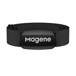 Magene H303 Moniteur de fréquence Cardiaque Sangle de Poitrine HRM Fitness Tracker IP67 Support étanche Bluetooth 4.2 et Ant+, Compatible Wahoo, Zwift, Strava, Elite HRV