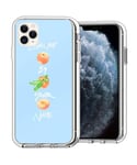 RARILAF iPhone 11 Pro Case Shockproof Transparent Soft-Flexible TPU Ultra-Thin Cover for Apple iPhone 11 Pro 5.8 inch (Call Me by Your Name - Three Peaches)