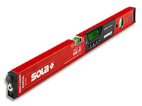 SOLA - RED 60 Laser Digital - Digital Laser Spirit Level with Bluetooth - Digital Spirit Level with LCD - Remote Control via Smartphone and App - Digital Inclinometer with Laser - IP65