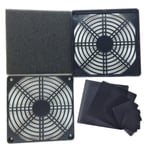 Pc Case Cooling Fans Magnetic Dust Filter Mesh Net Cover For Black 1