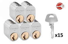 ASSA ABLOY Assa Cylinder 1201 • LL5 15 Nycklar