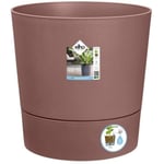 ELHO Greensense Aqua Care Greenensense Flower Pot - Plast Tank Med Hjul Ø30 Brown Clay