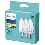Philips 3-pack Led E14 Kronljus 30w (3